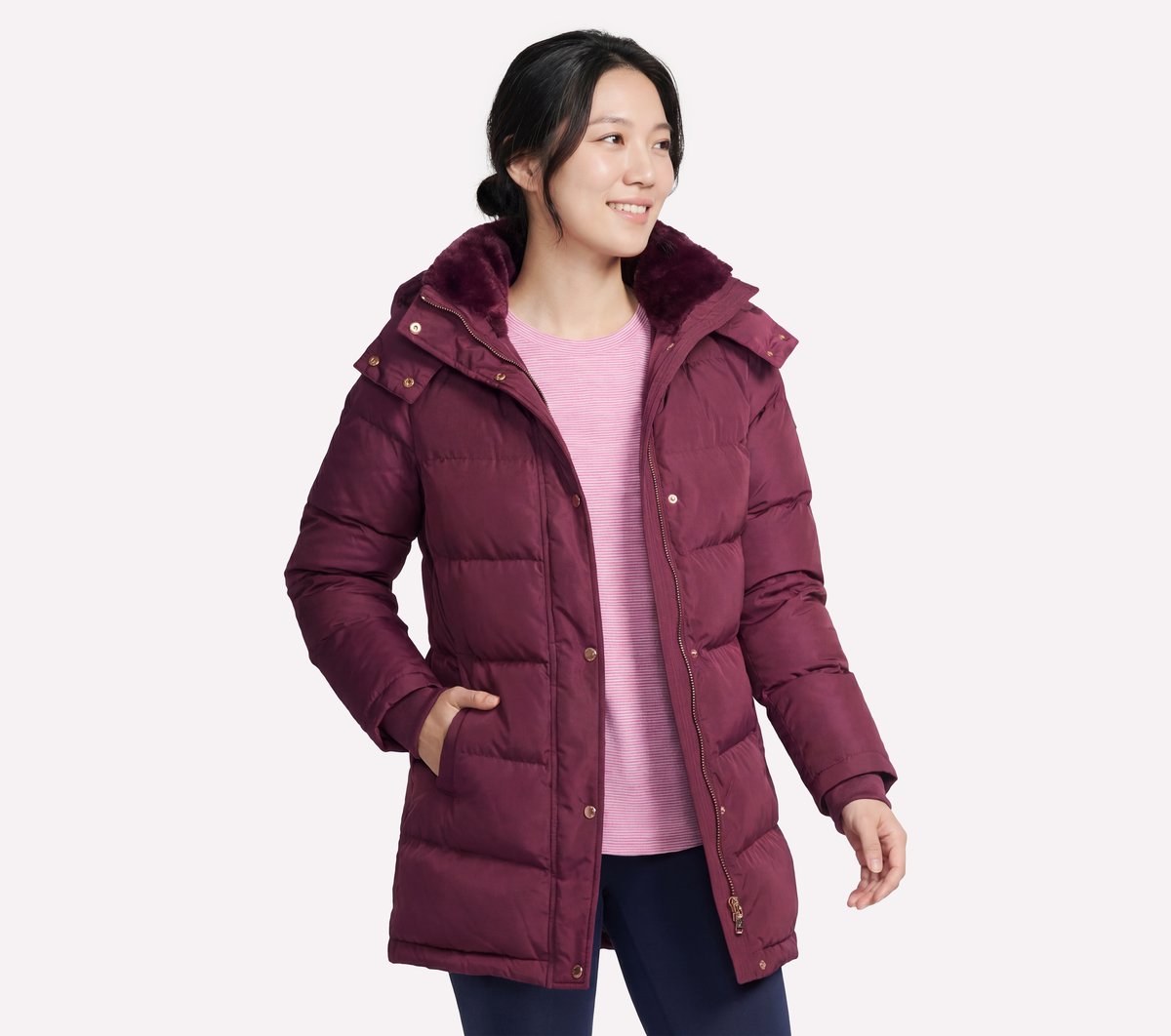 BURGUNDY / PINK,S